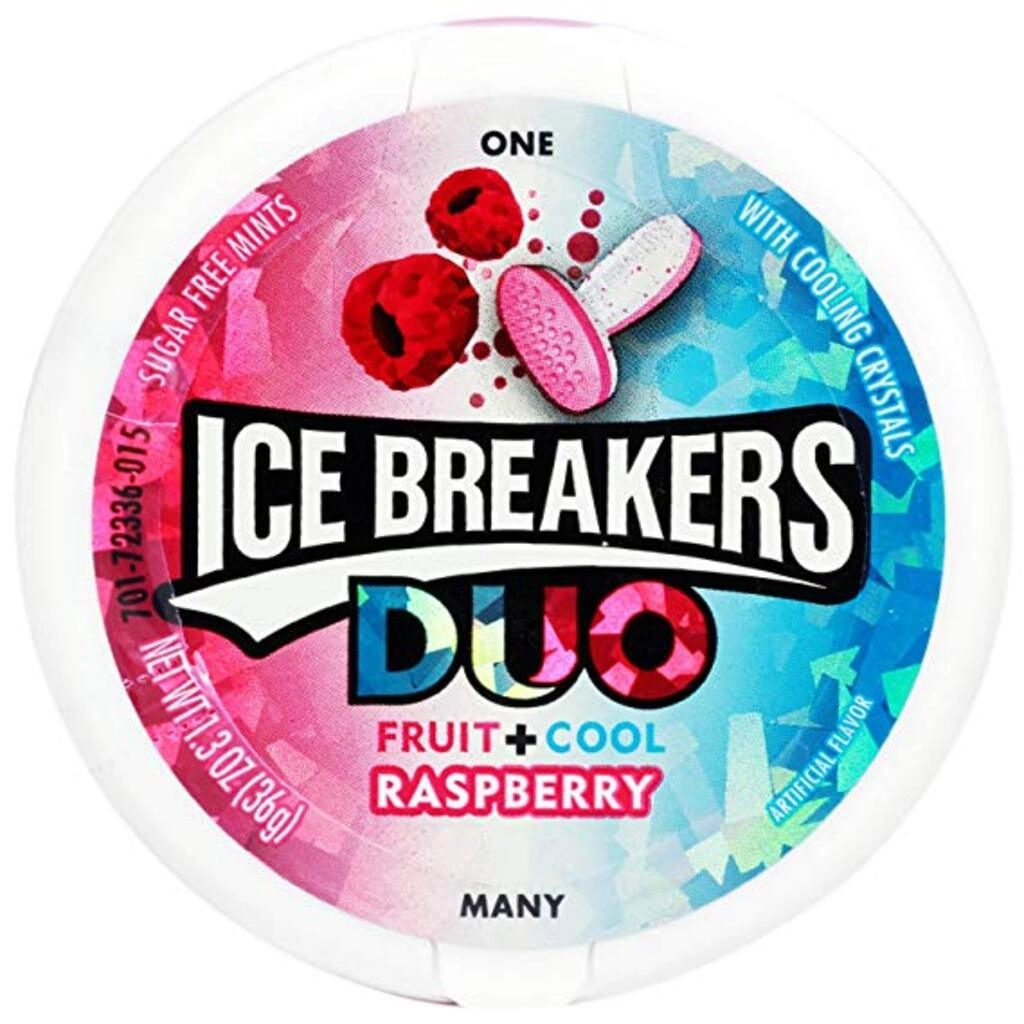 Duo Fruit Cool Raspberry Sugar Free Mints