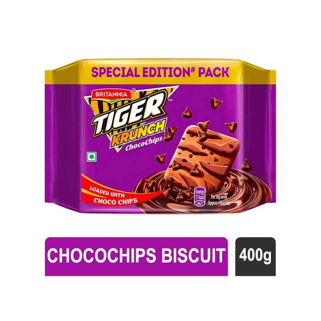 Tiger Krunch Chocochips Biscuits