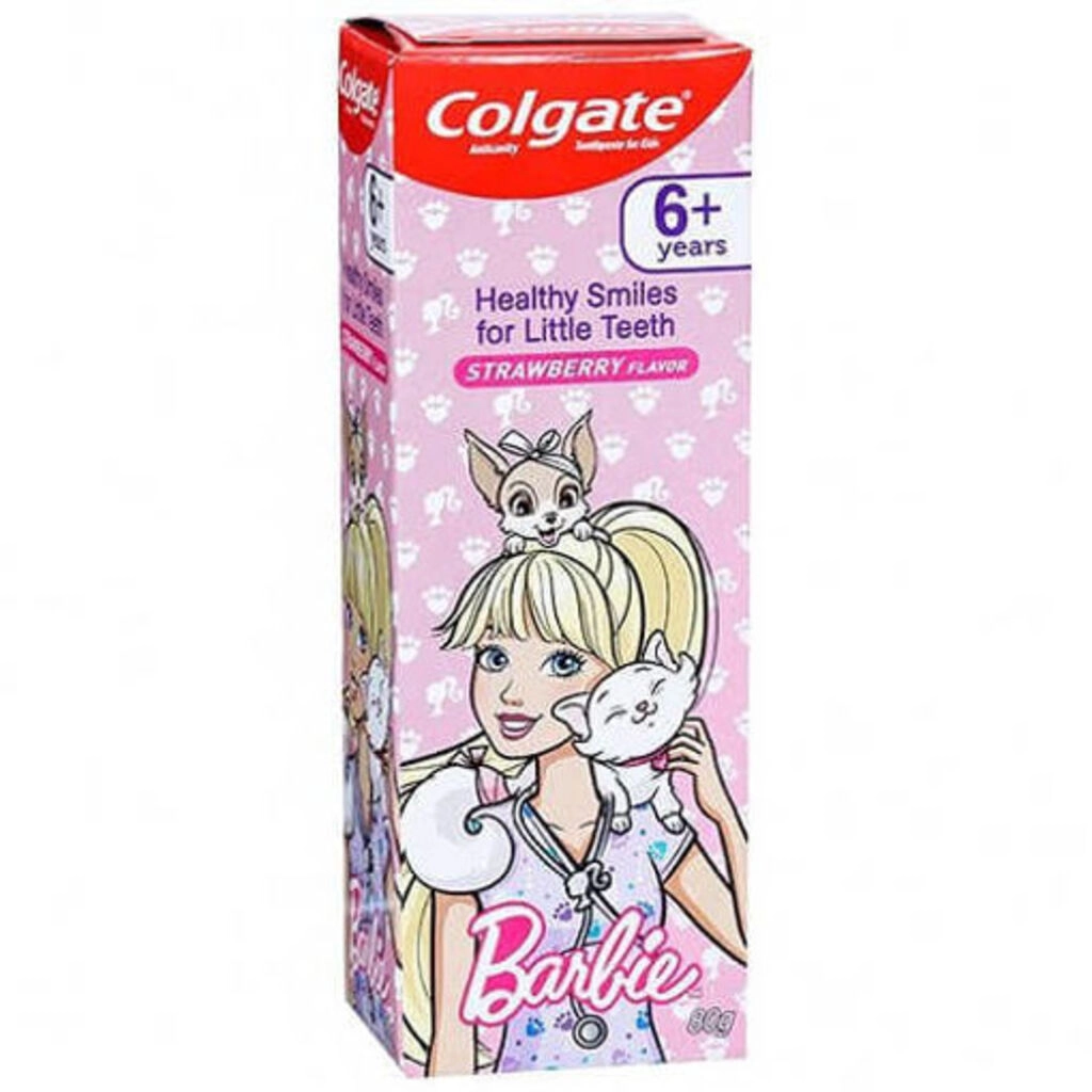 Barbie Strawberry Flavor Kids Toothpaste