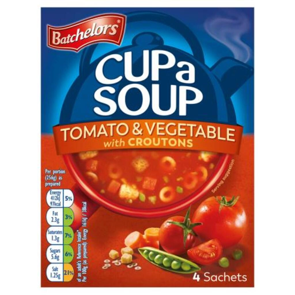 Cup A Soup Tomato & Vegetable