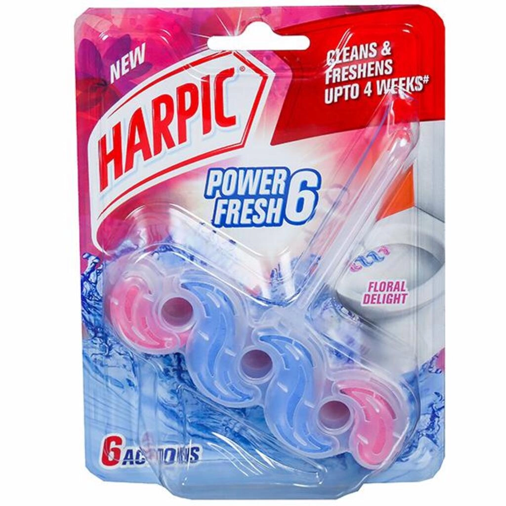 Power Fresh 6 Toilet Rim Block Floral Delight