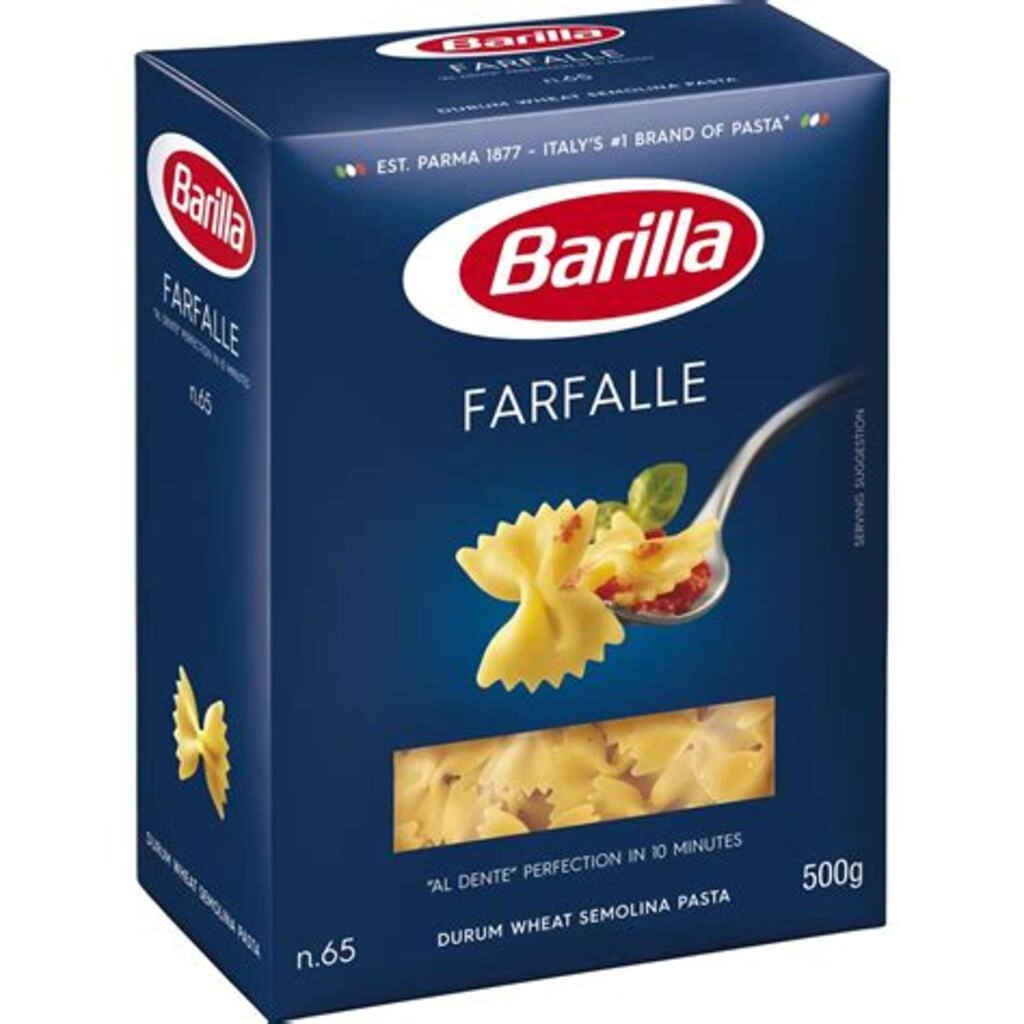 Farfalle Durum Wheat Semolina Pasta