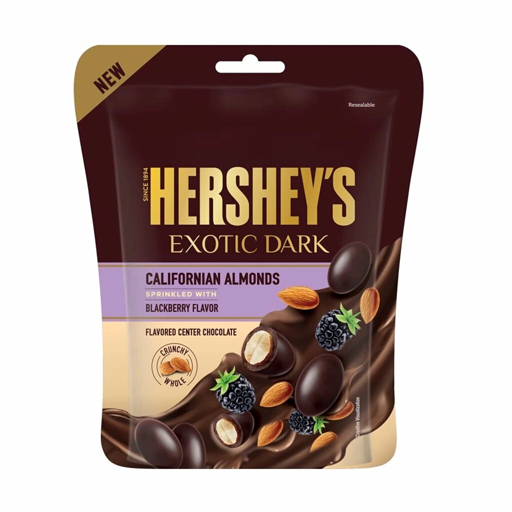 Exotic Dark Californian Almonds BlackBerry Flavor
