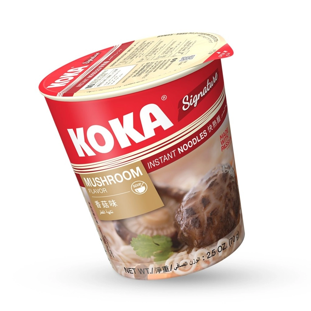 Cup Instant Noodles Mushroom Flavour