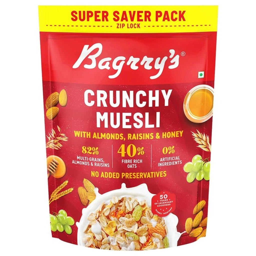 Crunchy Muesli With Almonds, Raisins & Honey