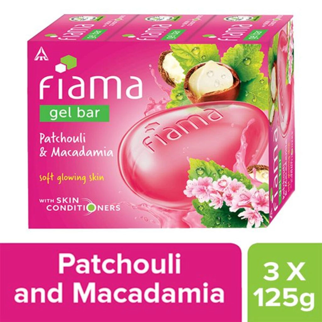 Fiama Gel Bar Patchouli and Macadamia