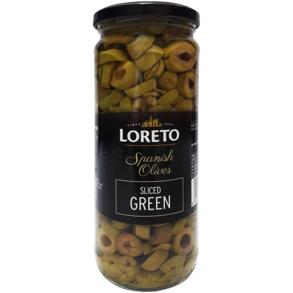 Sliced Green Spanish Olives