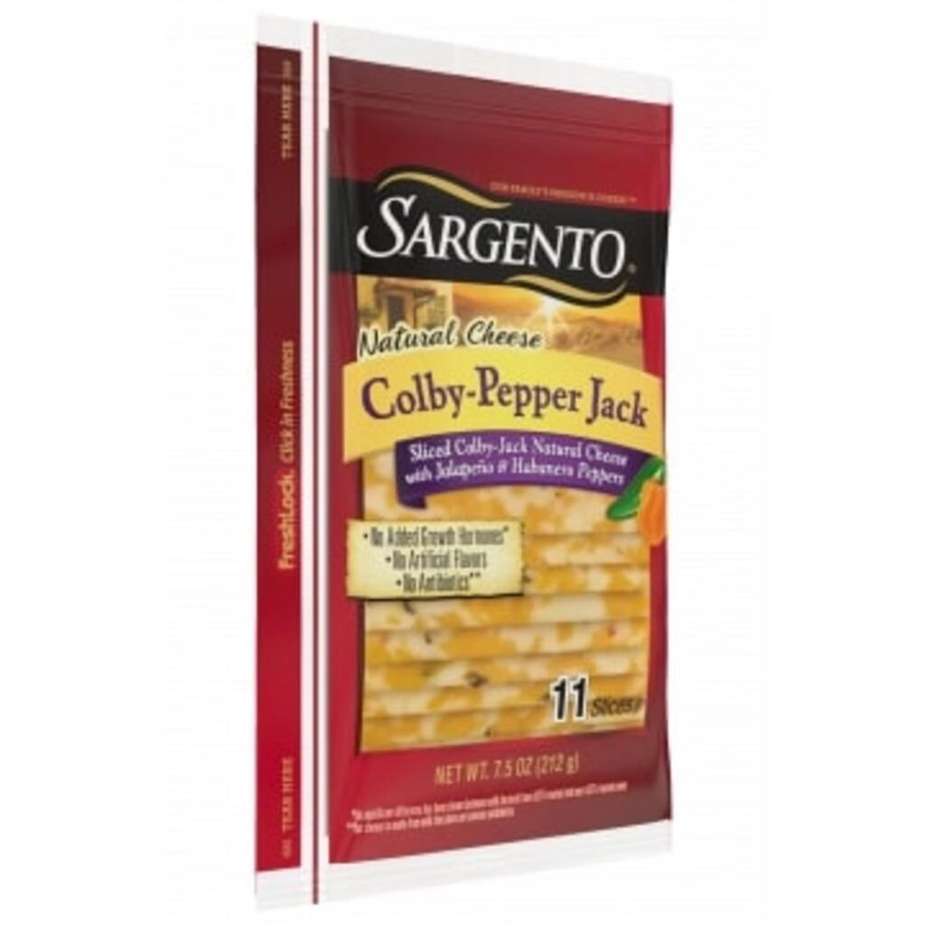 Colby Pepper Jack Natural Cheese Slices