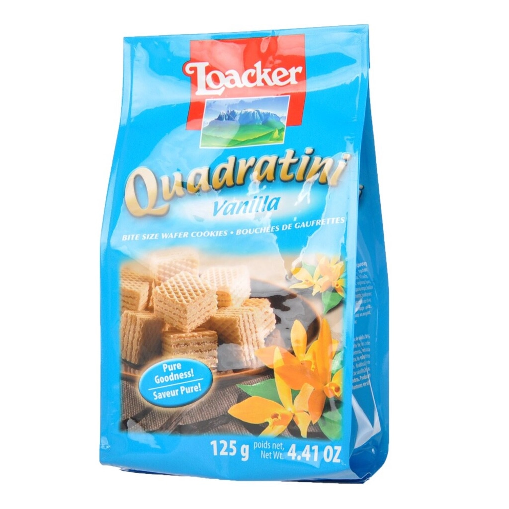 Quadratini Vanilla Bite Size Wafer Cookies