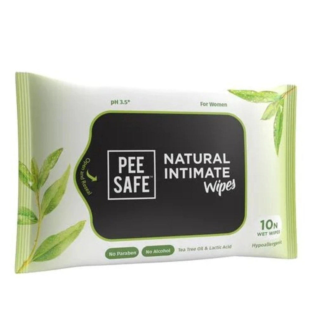 Natural Intimate Wipes 10pc