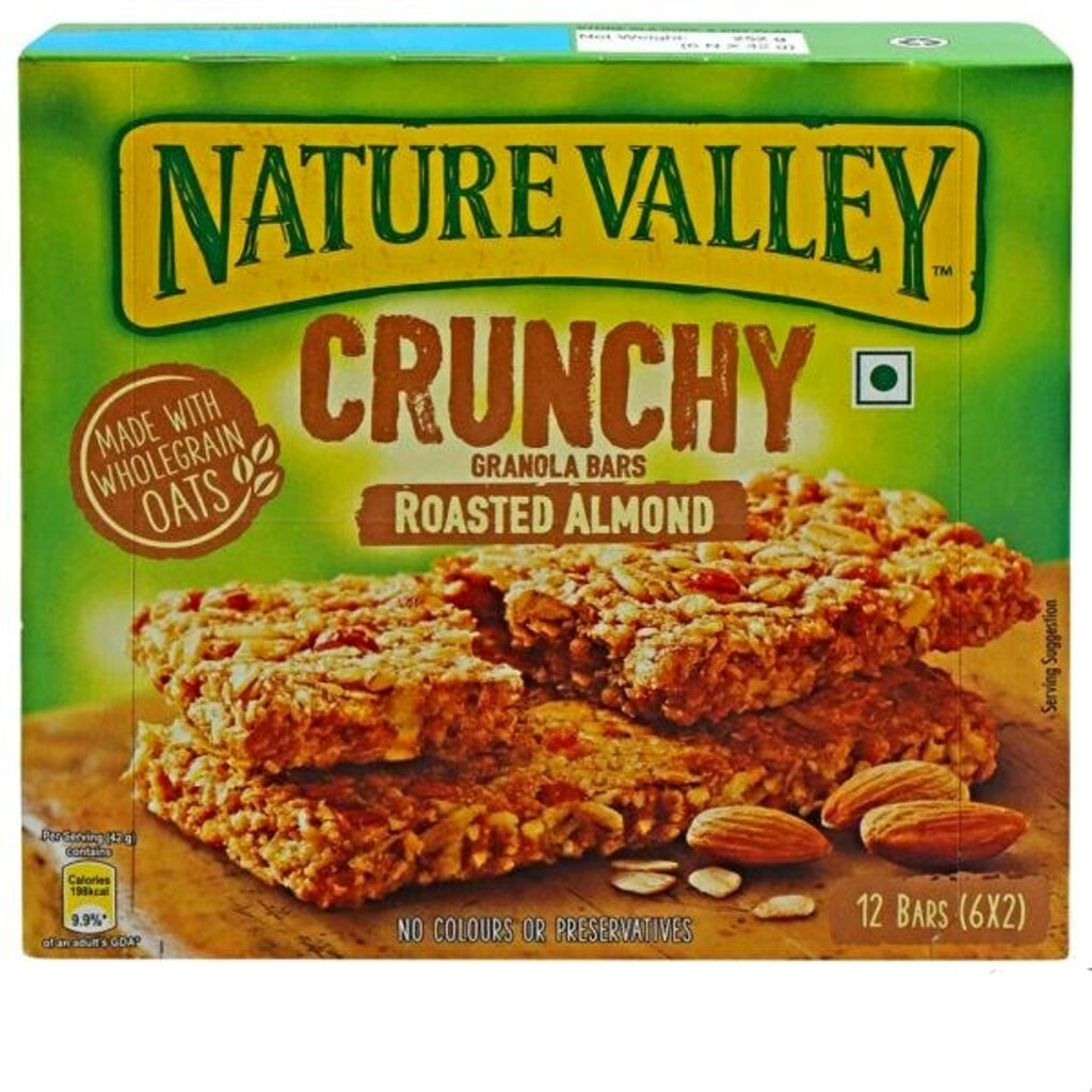 Crunchy Granola Bars Roasted Almond