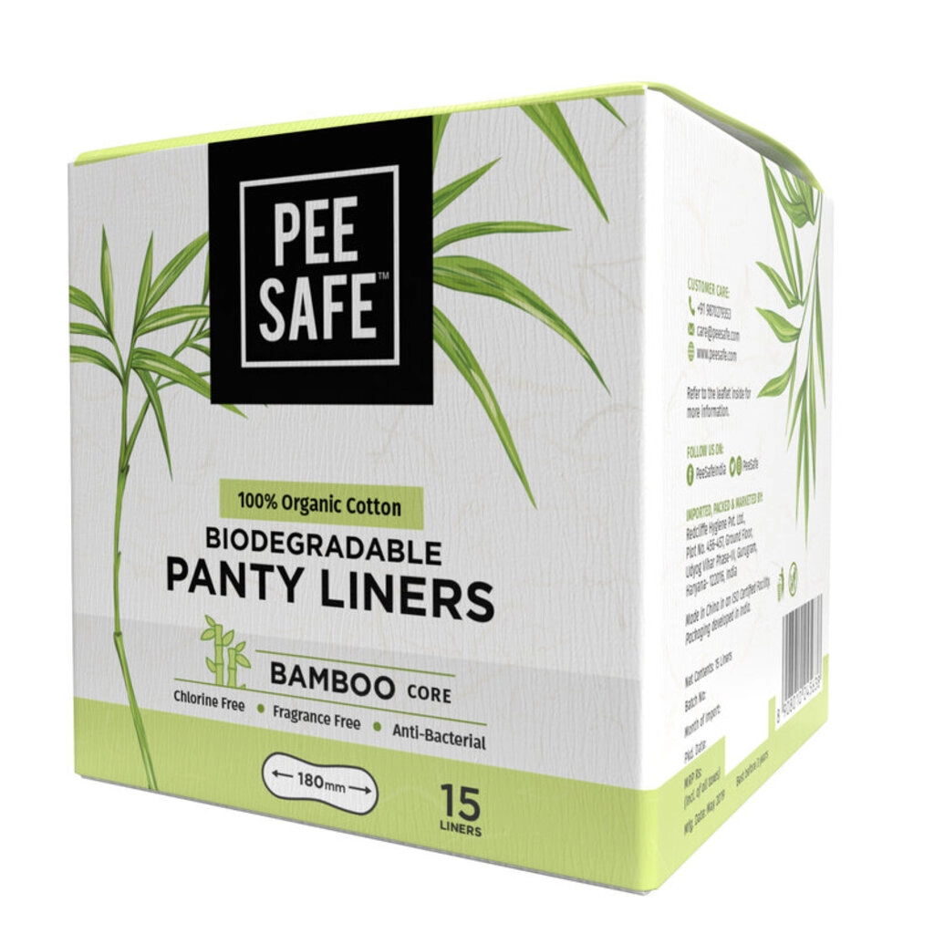 Organic Cotton Biodegradable Liners Panty 15pc