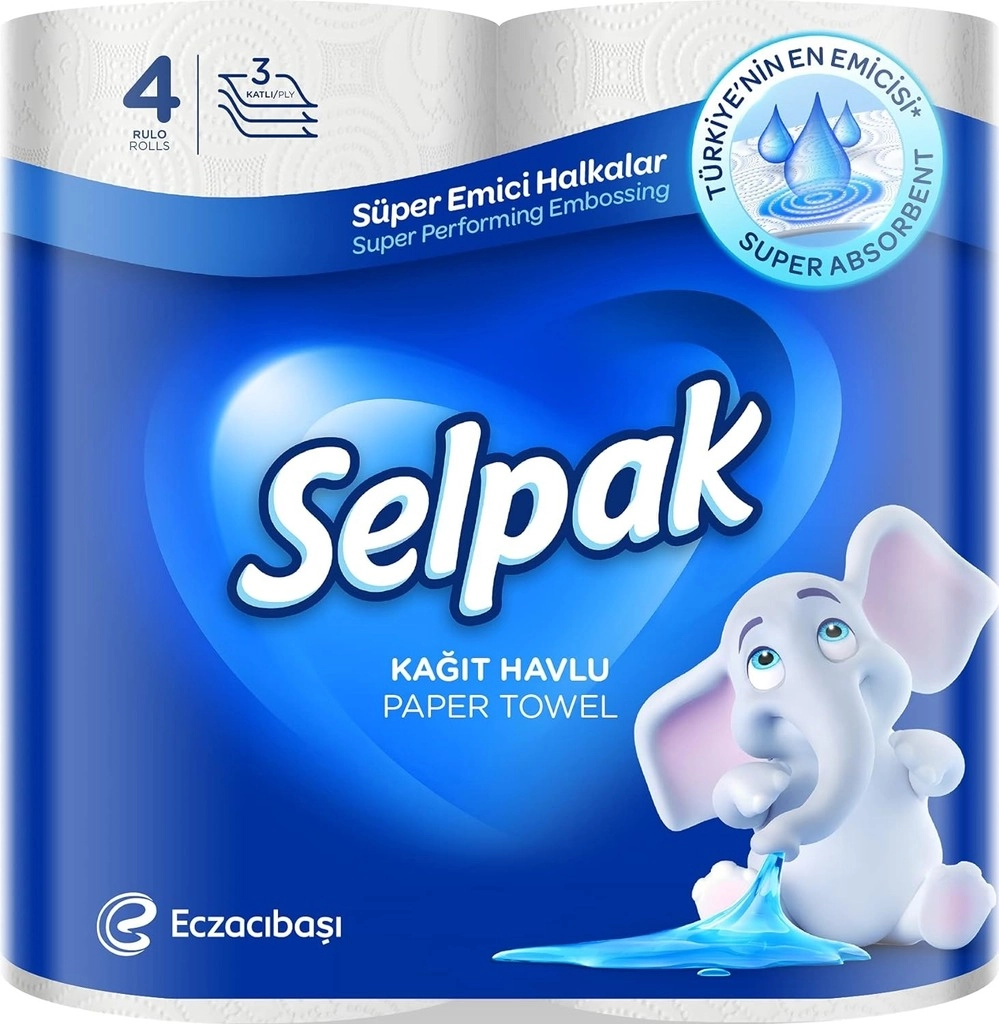 Kitchen Towel Tissue Paper 3 Ply 4