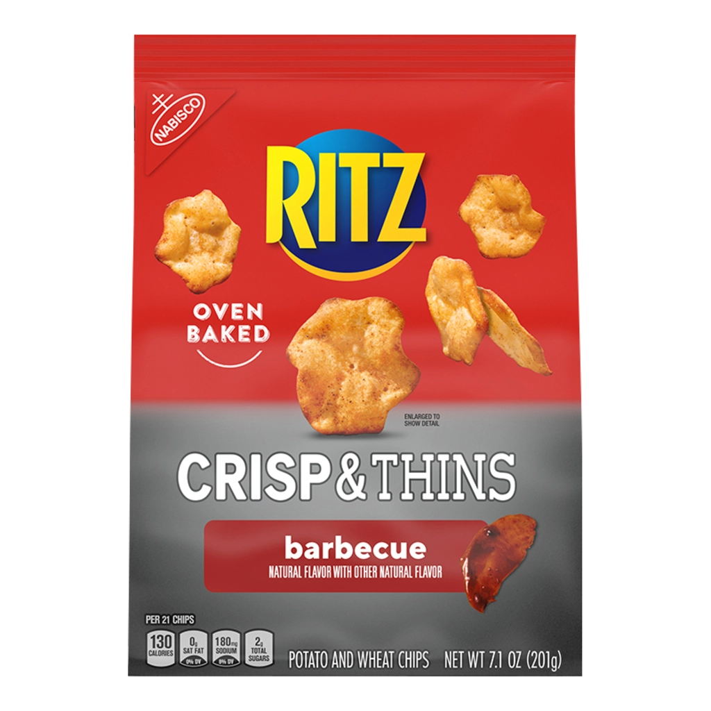 Crisp & Thins Barbecue Potato and Wheat Chips