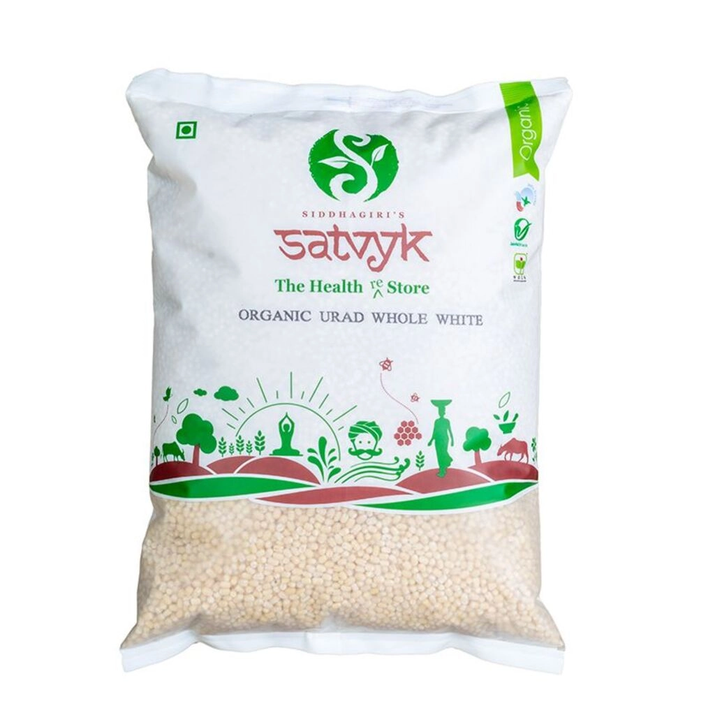 Organic White Urad Whole Dal