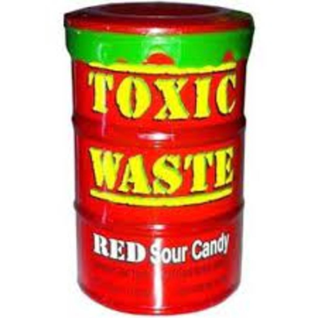 Toxic Waste Red Sour Candy