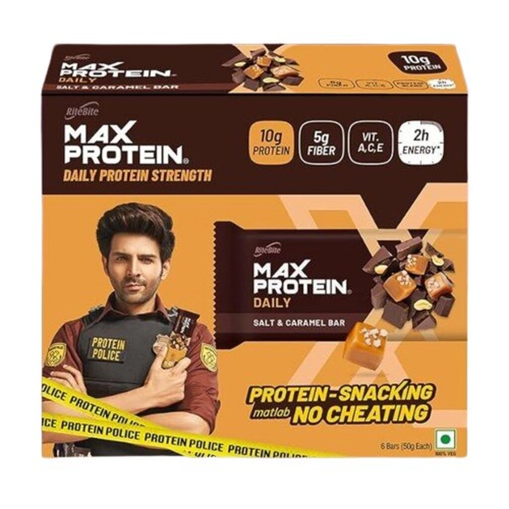 Max Protein Salt & Caramel Protein Bar 6 x