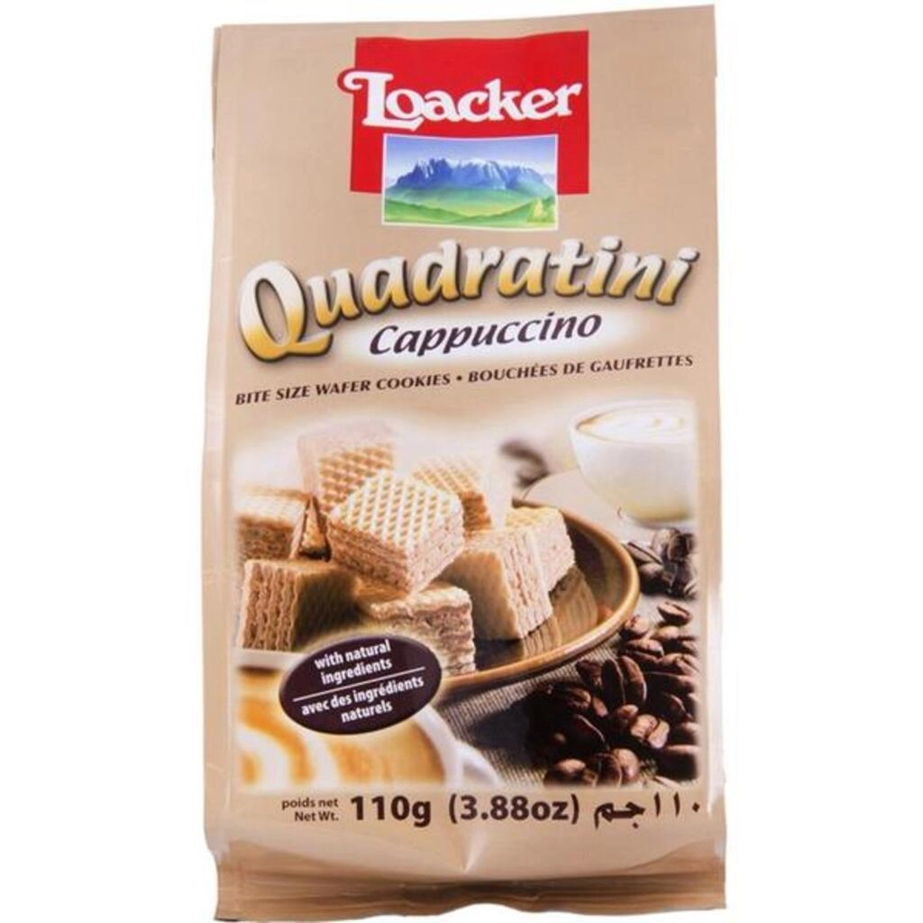 Quadratini Cappuccino Bite Size Wafer