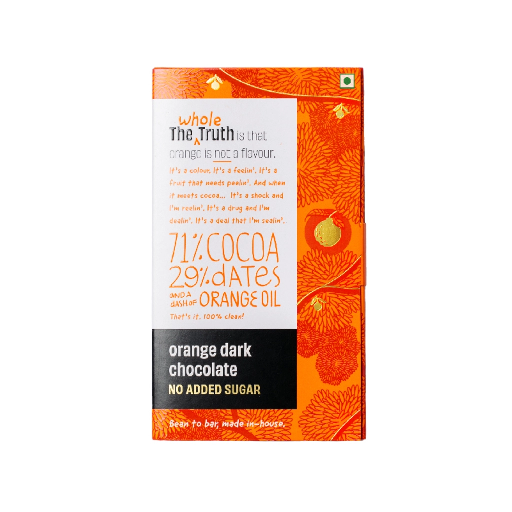 Foods Dark Chocolate 71% with Orange oil