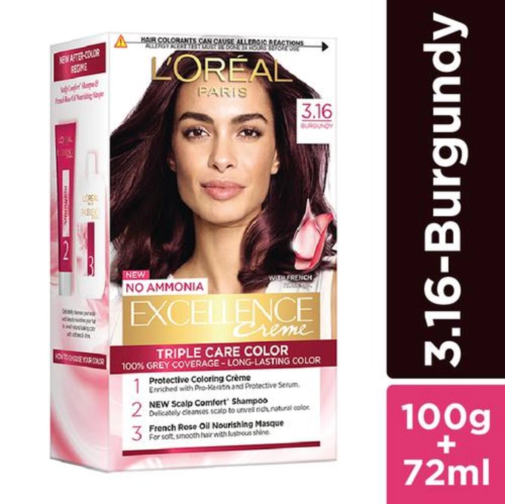 Paris Excellence Creme Burgundy Hair