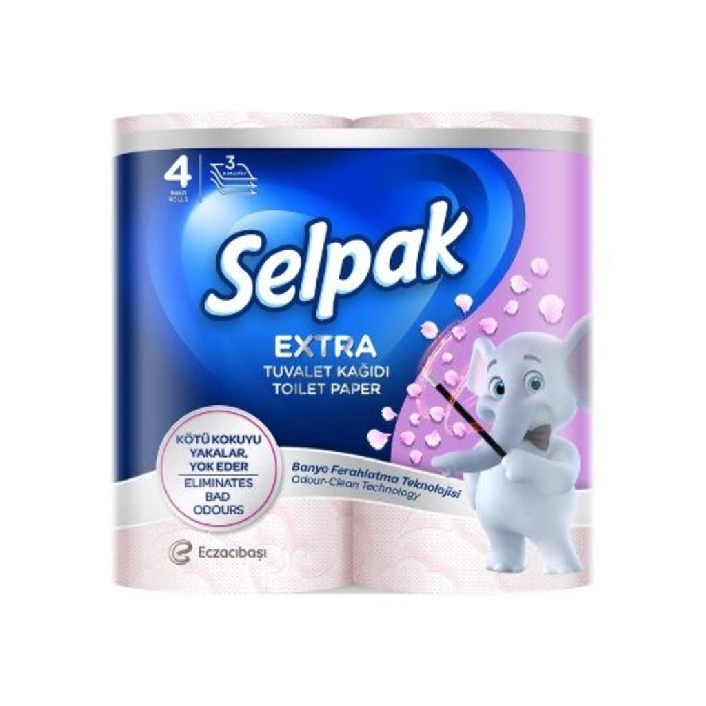 Extra Toilet Paper 4 Rolls