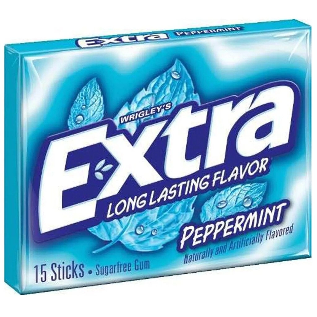 Extra Long Lasting Flavor Peppermint Gum 15