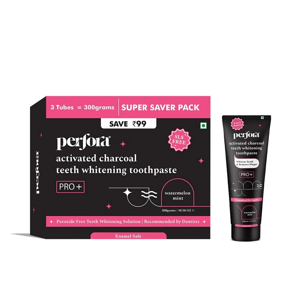 Activated Charcoal Teath Whitening Toothpaste Watermelon Mint x