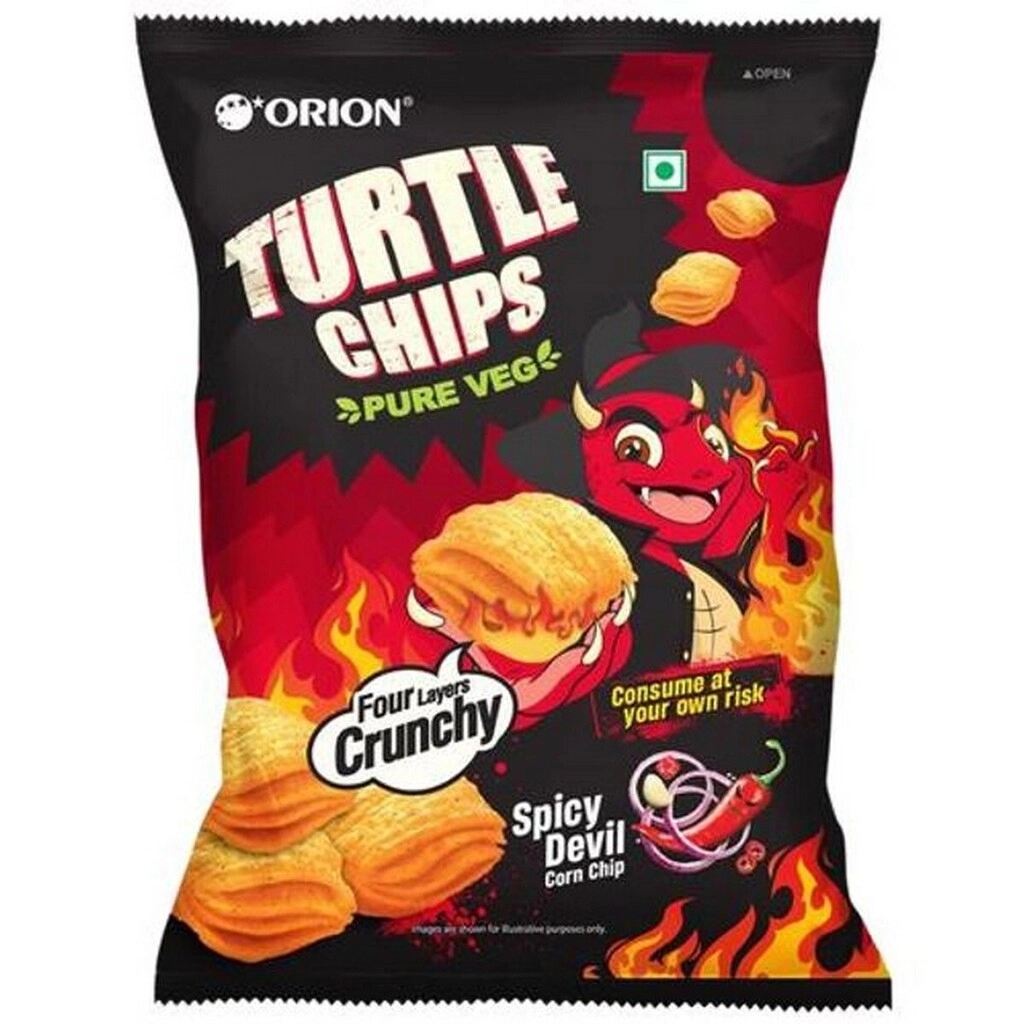 Spicy Devil Corn Turtle Chip
