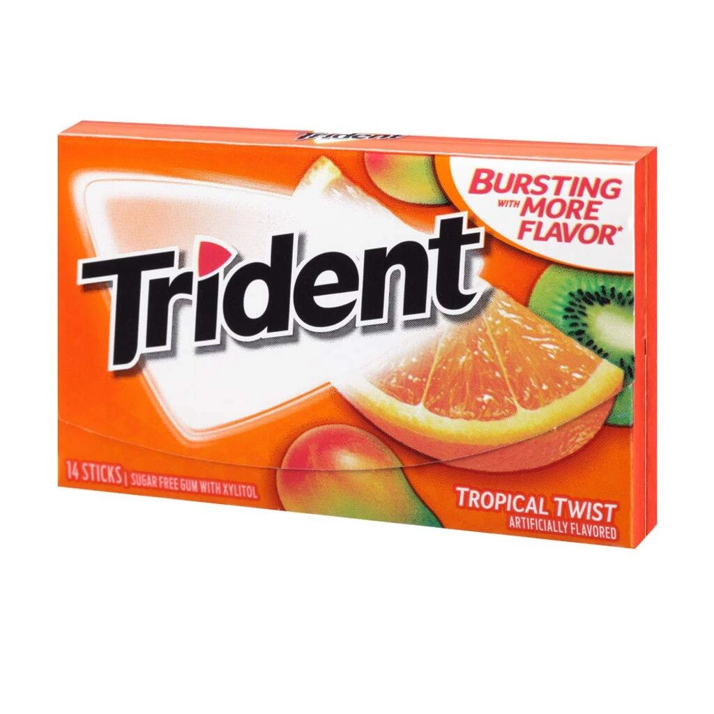 Sugar Free Tropical Twist Chewing Gum 14