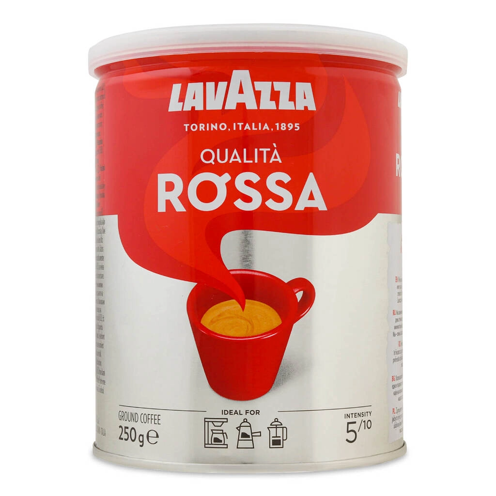 Qualita Rossa Ground Coffee Powder Tin