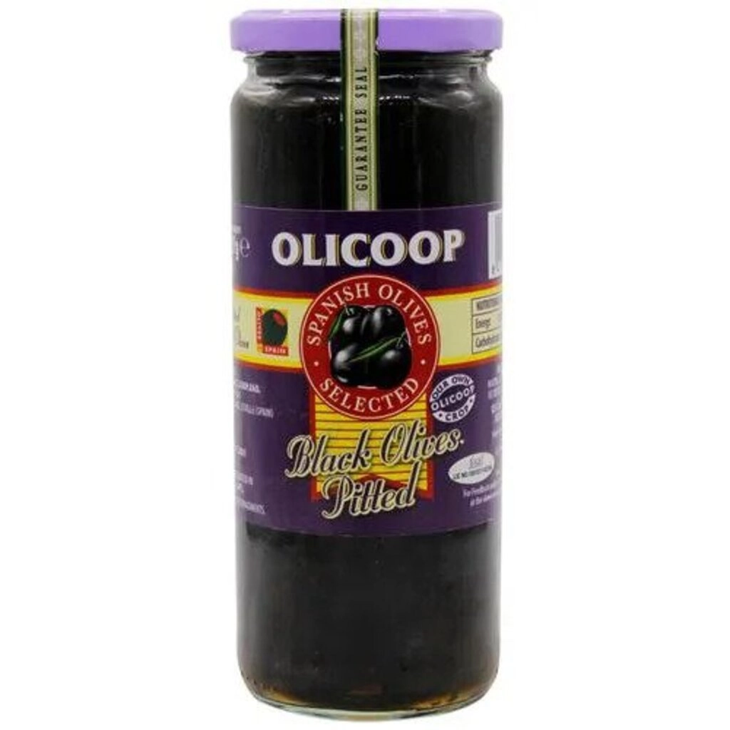 Spanish Black Pitted Olives