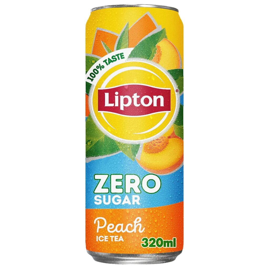 Peach Ice Tea zero Sugar Can