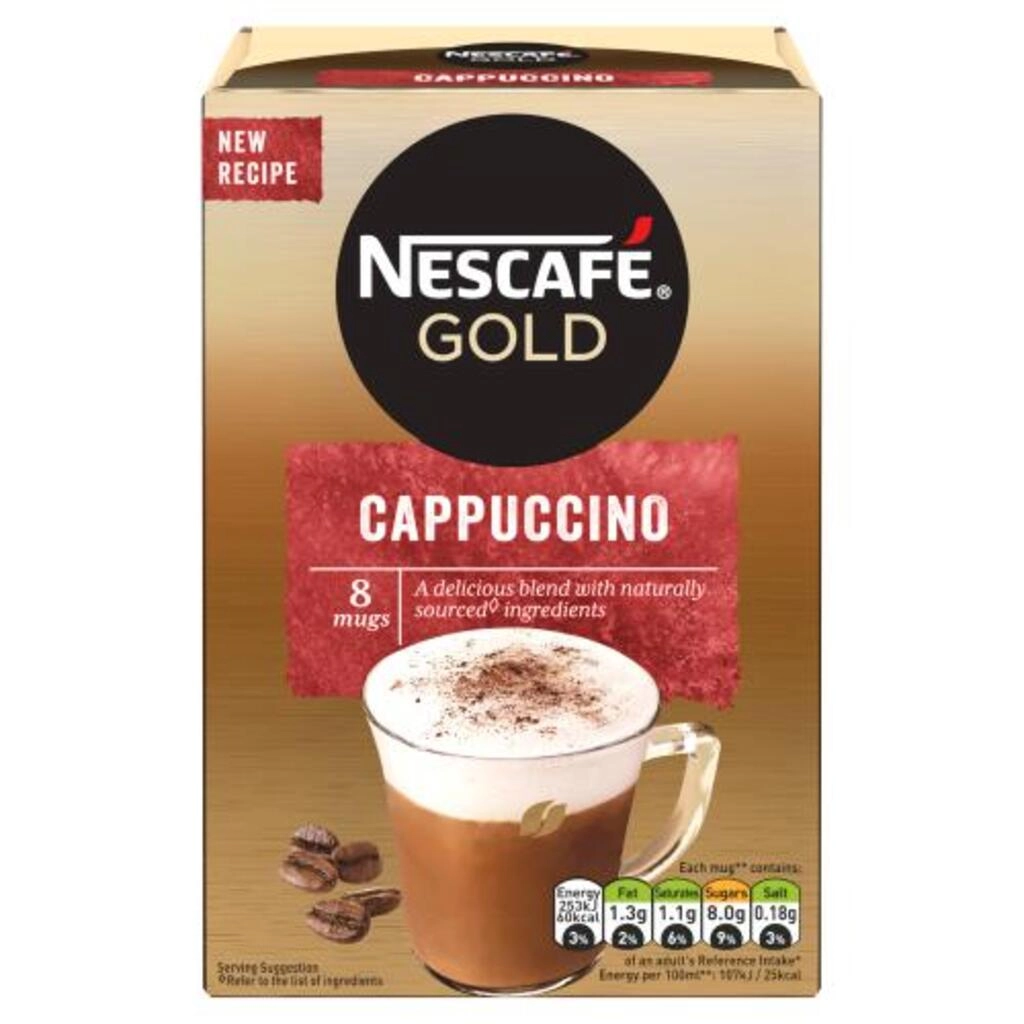 Gold Cappuccino Coffee Sachets