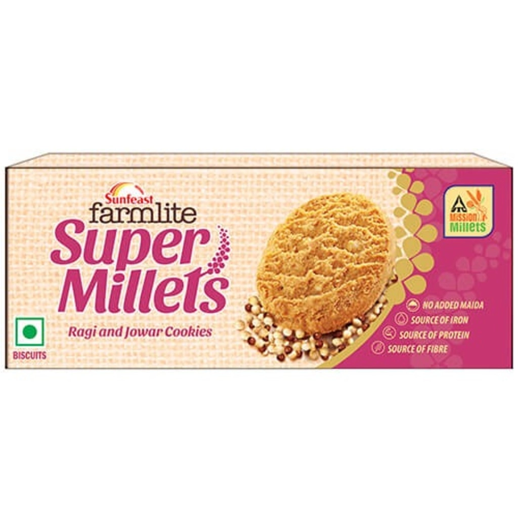Farmlite Super Millets Ragi & Jowar Cookies