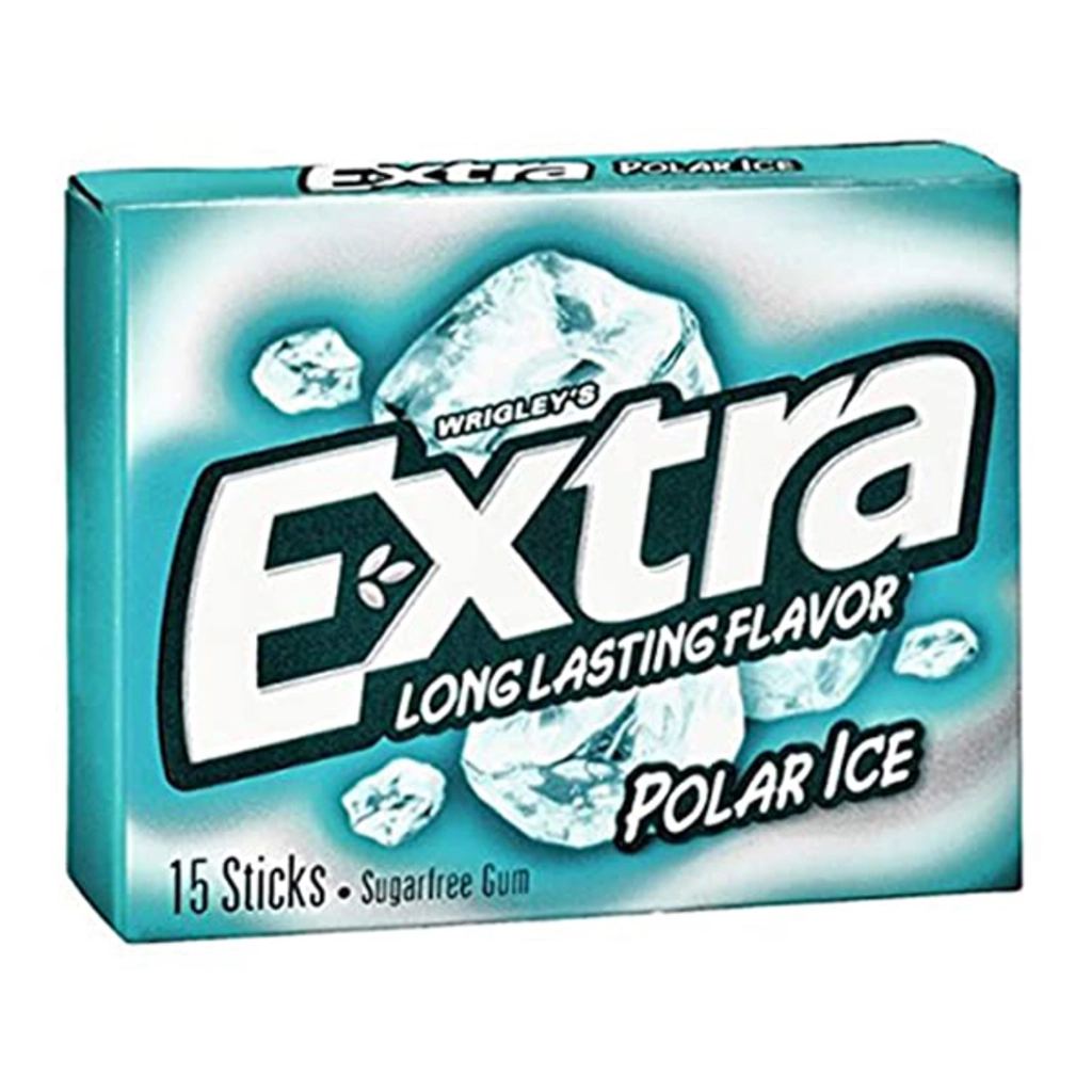Extra Long Lasting Flavour Polar Ice Sugar Free Gum 15
