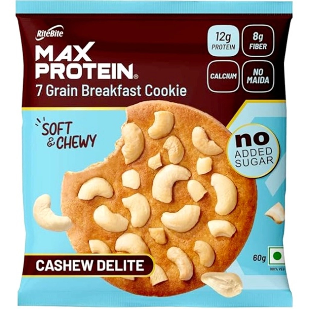 Max Protein Cashew Delite 7Grain Breakfast Cookie