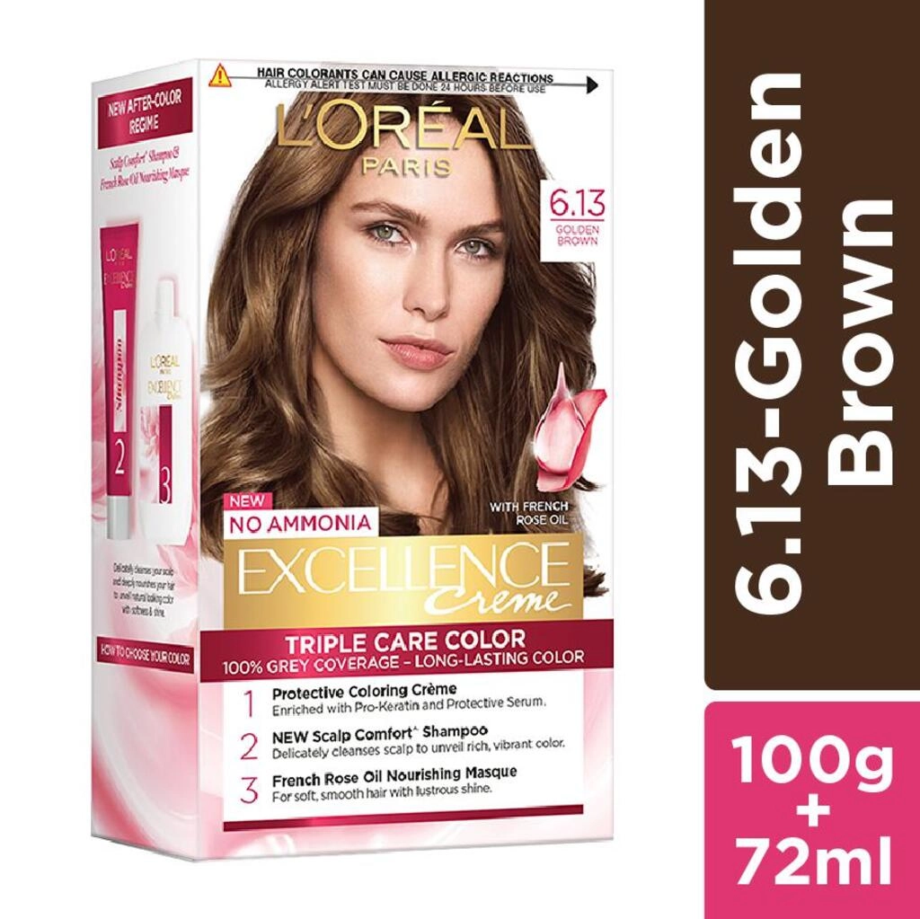 Paris Excellence Creme Golden Brown Hair
