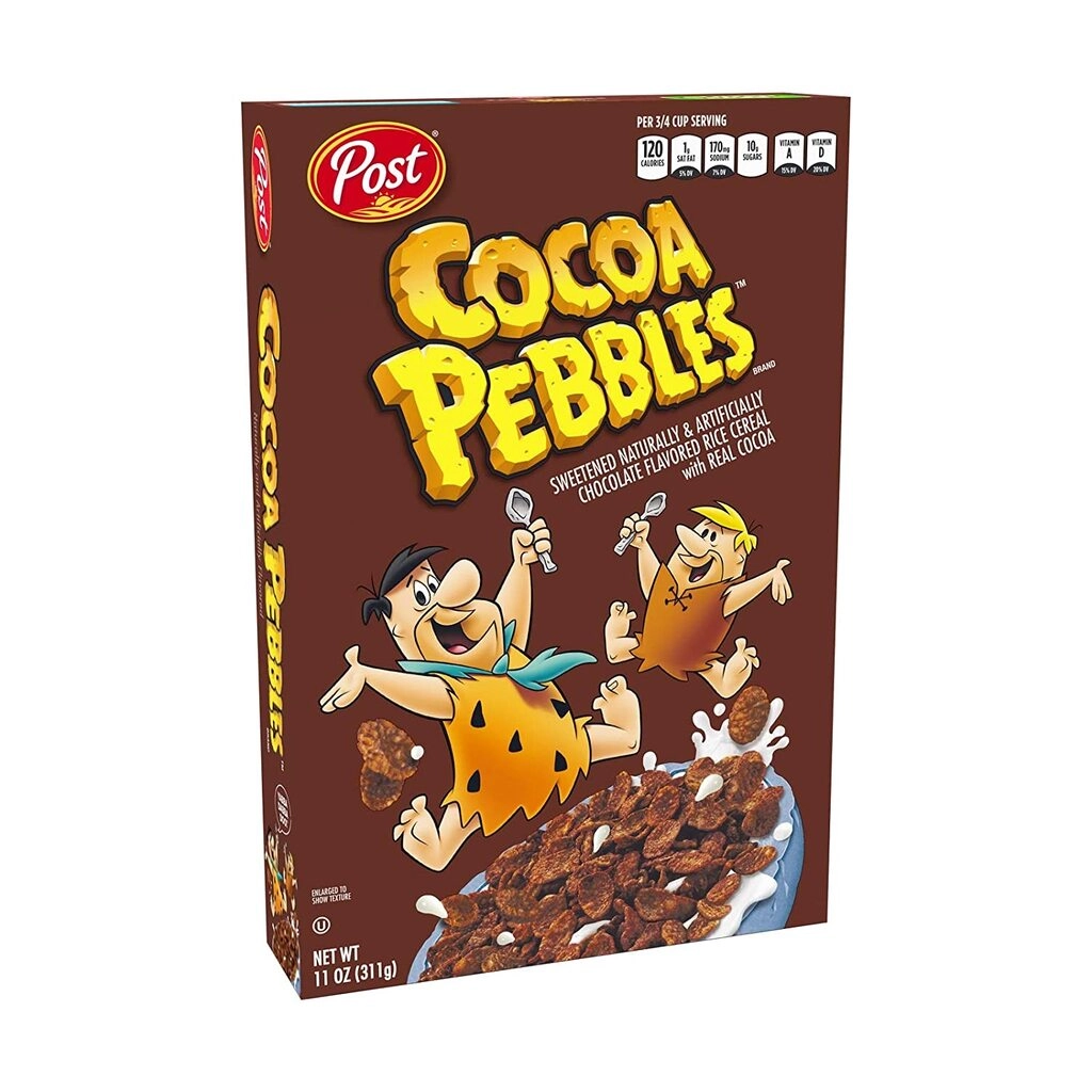 Cocoa Pebbles Rice Cereal With Real Cocoa