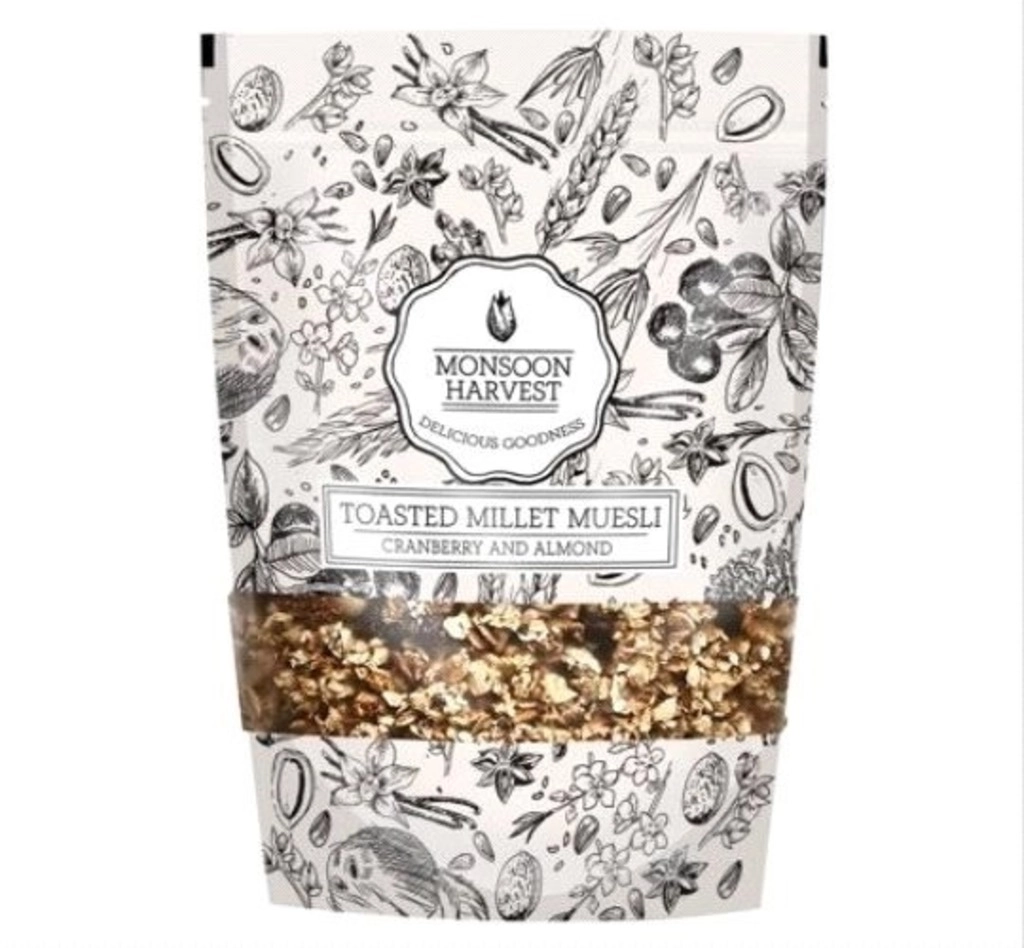Harvest Toasted Millet Muesli Cranberry and Almond