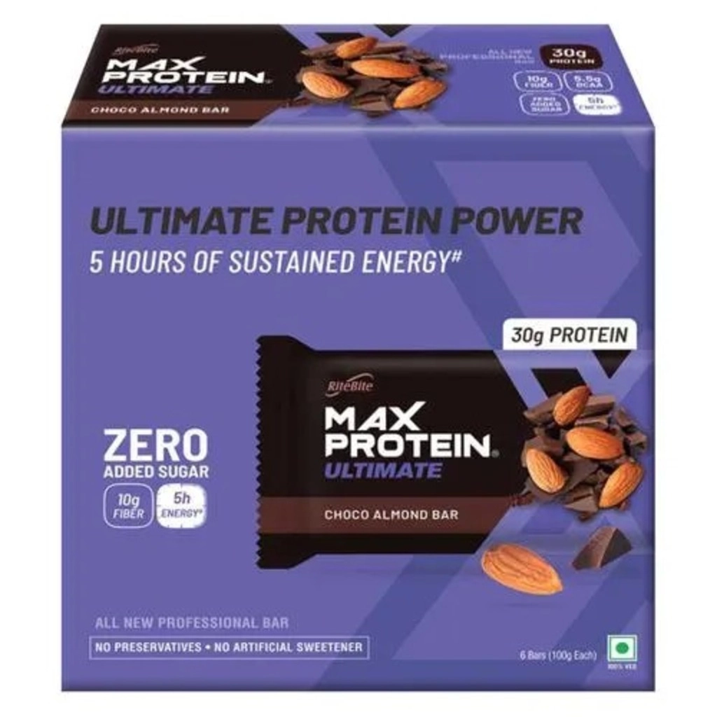 Max Protein Bars Choco Almonds 6 x