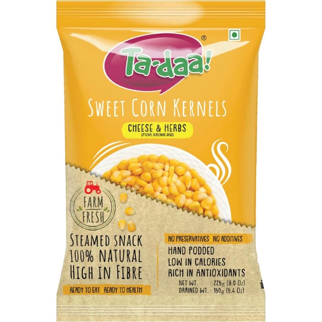 Sweet Corn Kernels Cheese & Herbs