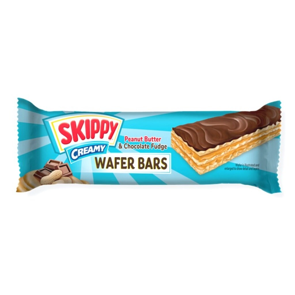 Creamy Peanut Butter & Chocolate Fudge Wafer Bar