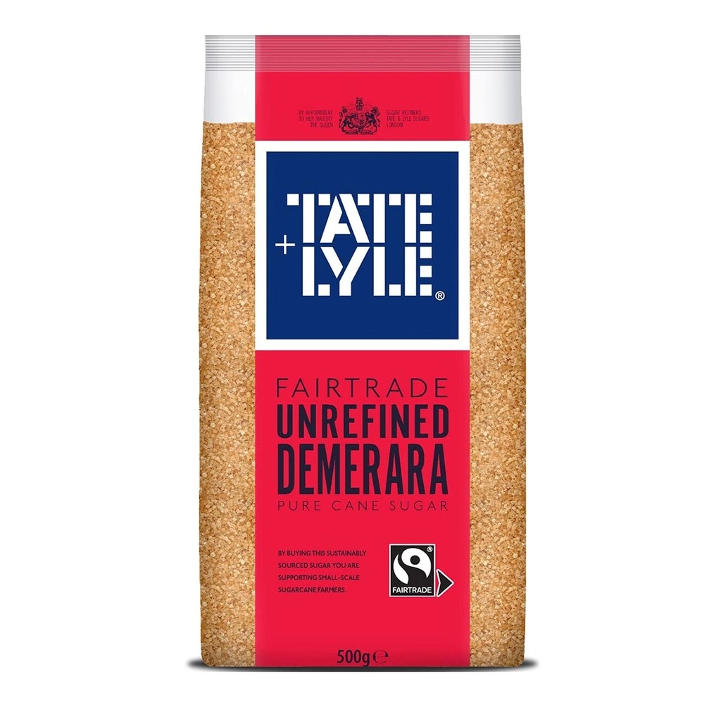 Tate & Lyle Fairtrade Unrefined Demerara Pure Cane Sugar