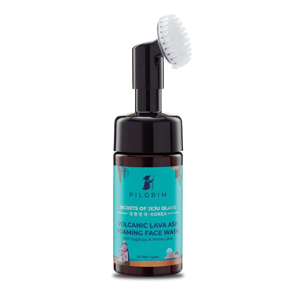 Korean Volcanic Lava Ash Foaming Face Wash