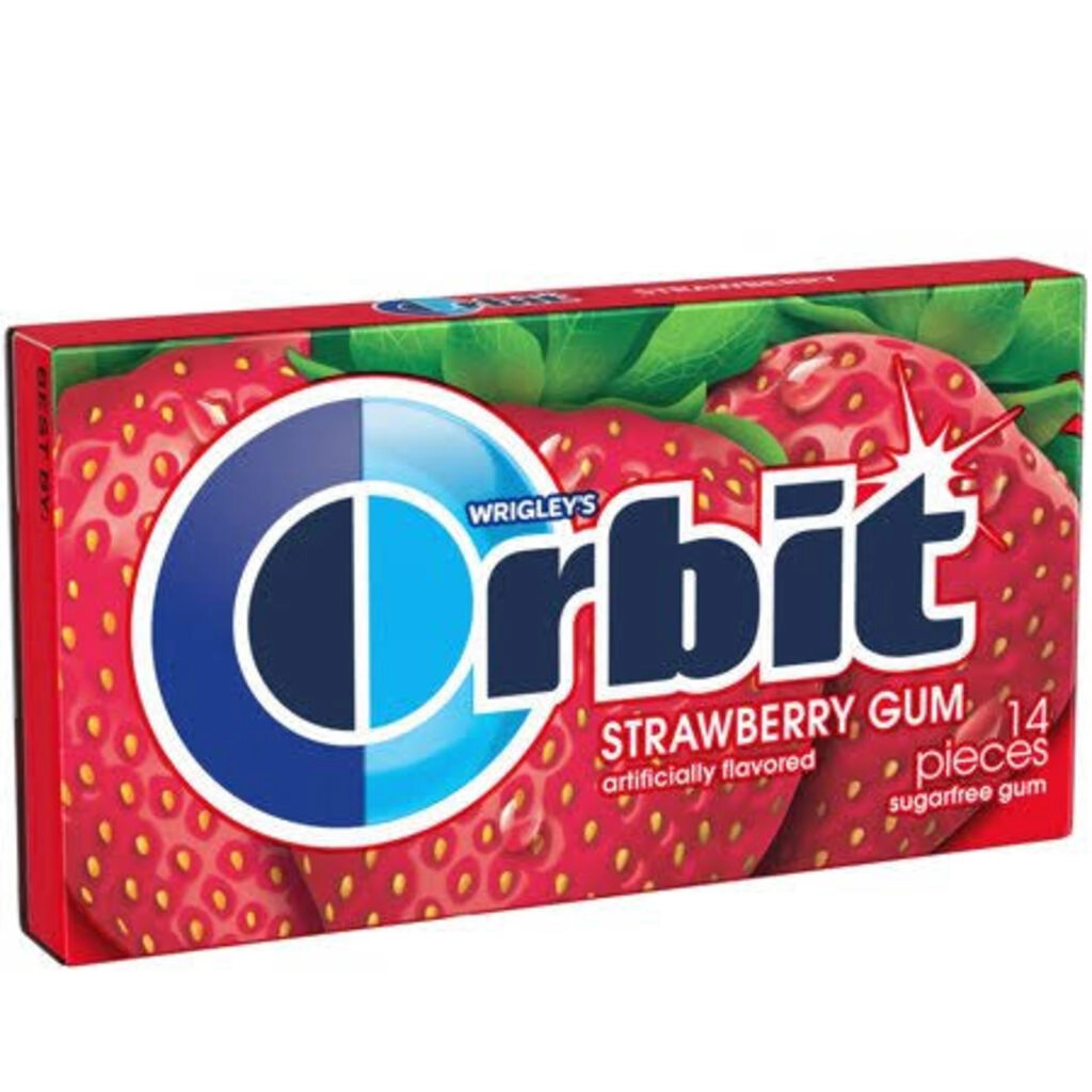 Orbit Strawberry Gum Sugar