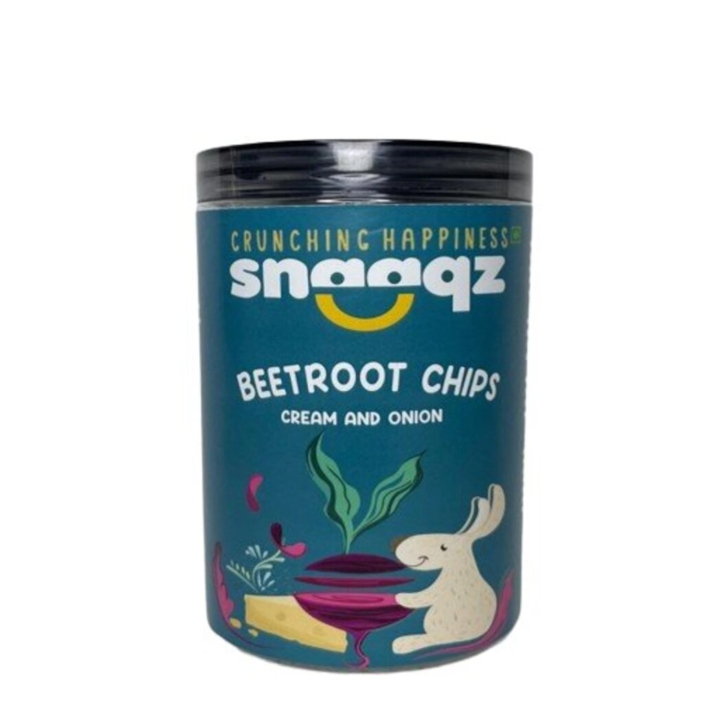 Beetroot Cream And Onion Chips