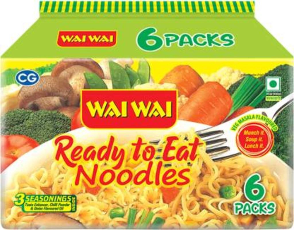 Ready To Eat Noodles Veg Masala Flavoured (Pack of 6)