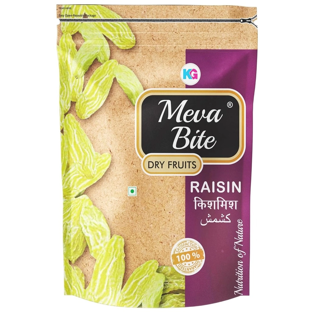 MevaBite Premium Green Long Raisins