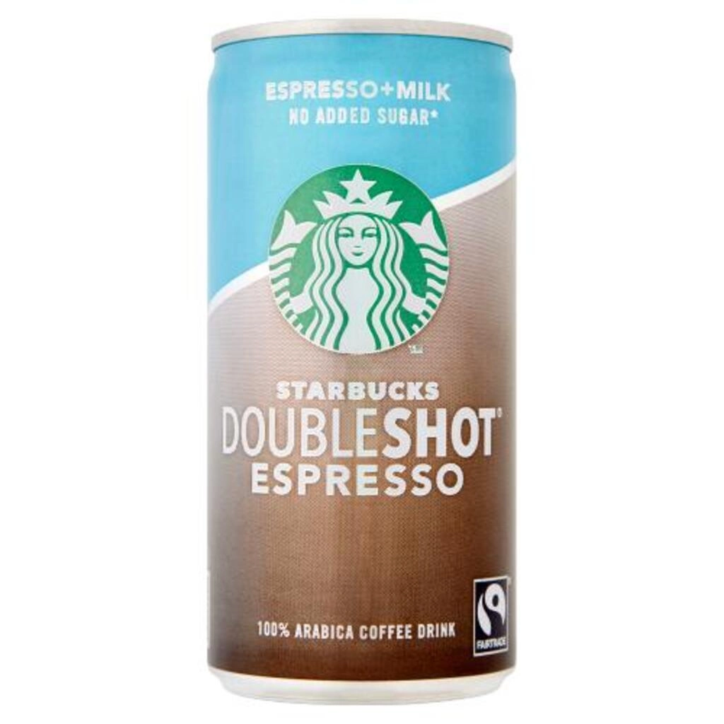 Doubleshot Espresso Milk No Added Sugar Coffee Drink Can