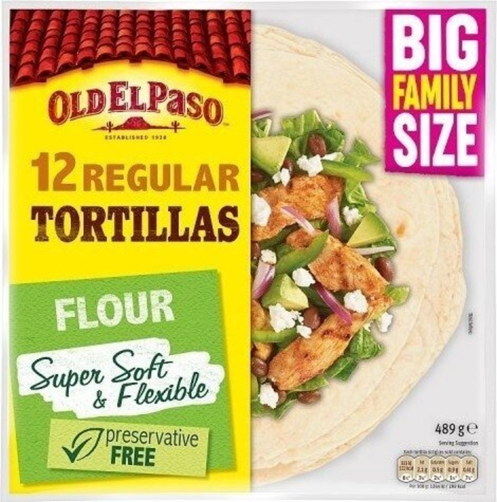 Regular Super Soft Flour Tortillas Family